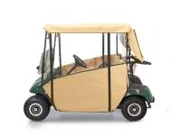 EZ-GO Parts - 3-Sided Enclosure Canvas, Med. Blue Tweed