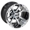 GTW - GTW Storm Trooper 10” Machined/Black Wheel (3:4 Offset) 