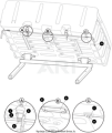 EZ-GO Parts - BRACKET, LATCH RETAINER,ECOAT/PCOAT