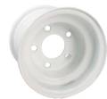 Nivel - 8x7 White Steel Wheel Centered (5 Hole)