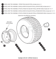 EZ-GO Parts - 25X10-12 Terra Trac Tire