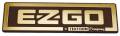 EZ-GO Parts - NAMEPLATE- E-Z-GO/ATC -GOLD
