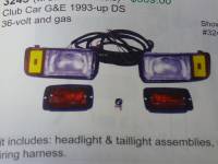 LED Light Kit. Club Car DS 1993-up