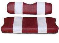 Nivel - SEAT CUSHION SET, RED/WHITE, FRONT,CC 79-99