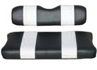 Nivel - SEAT COVER SET, BLK/WHITE, FRONT, CC 00-04 DS