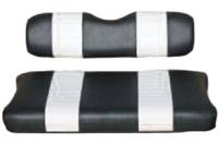 Nivel - SEAT COVER SET, BLK / WHITE, FRONT, YAM G11-G22