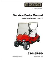 EZ-GO Parts - Service Parts Manual GAS TXT