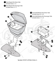 EZ-GO Parts - Driver Side ASM Club & Ball Washer Bracket