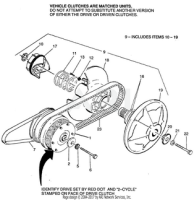 EZ-GO Parts - CLUTCH - DRIVE - 2 CYC (3PG)