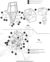 EZ-GO Parts - RXV Sand Bucket Kit (Driver Side)