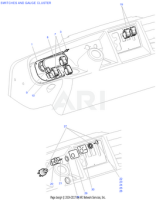 EZ-GO Parts - ST4X4 Light Switch