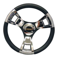 EZ-GO Parts - Premium Model 13 Steering Wheel Package (Chrome)