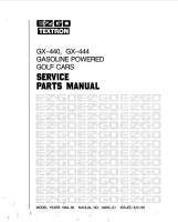 EZ-GO Parts - MANUAL*PARTS/GAS/GC/1984-85