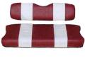 SEAT CUSHION SET, RED/WHITE, FRONT, CC PRECEDENT