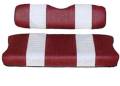 SEAT CUSHION SET, RED/WHITE, FRONT, YAM G11, G16-G22