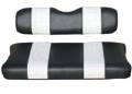 SEAT COVER SET, BLK / WHITE, FRONT, CC 79-99