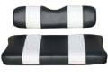 SEAT COVER SET, BLK / WHITE, FRONT, YAM DRIVE