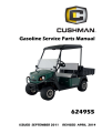 Manual, Service Parts CUSHMAN HAULER 1200X 800X GAS