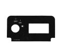 Decal for Switch Plate TXT w/Lights Horizontal Meter