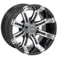 Nivel Parts & Accessories - GTW - 12x7 GTW Tempest Machined/Black Wheel 