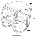 CAB STEEL W/O DOORS WHITE