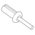 Nivel - PLASTIC RIVET, KEY PLATE (10/PK) - Image 2