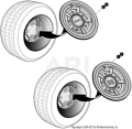 Nivel - 8" Chrome Painted Wheel Cover with SS Logo - Image 2