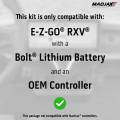 MadJax - MadJax® Kinect™ Display Screen Kit for A/C motor EZGO RXV with Bolt Battery Setup - Image 7