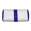 Vinyl Seat Bottom Cover (White/Blue)