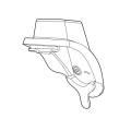 Front Canopy Strut Grommet (Right-Hand Side)